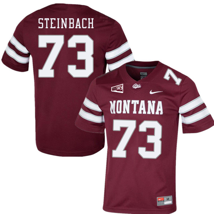 Montana Grizzlies #73 Trevor Steinbach College Football Jerseys Stitched Sale-Maroon